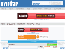 Tablet Screenshot of hyiptop.net
